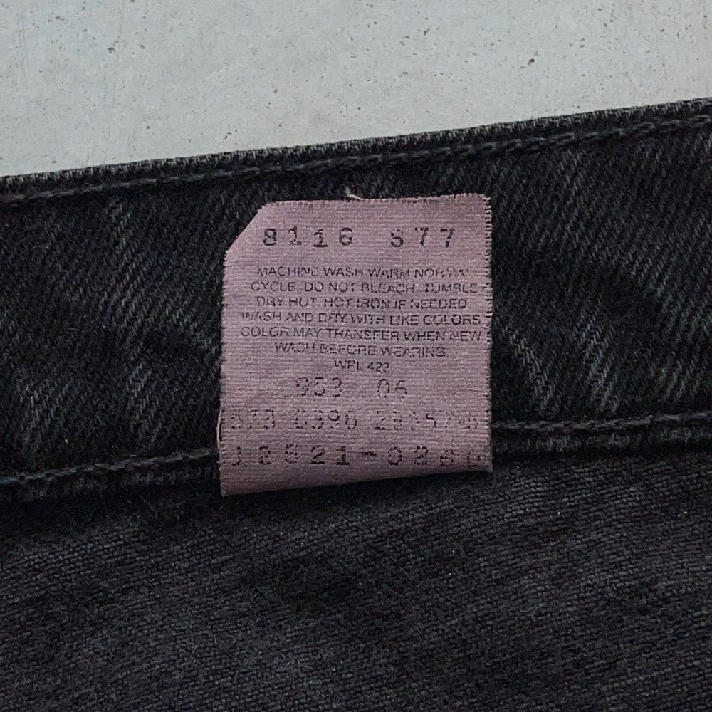 Vintage 90s Levi's 521 Tapered Fit Jeans Womens 10 Dark Brown Denim Size 27x27.5 - Picture 5 of 15